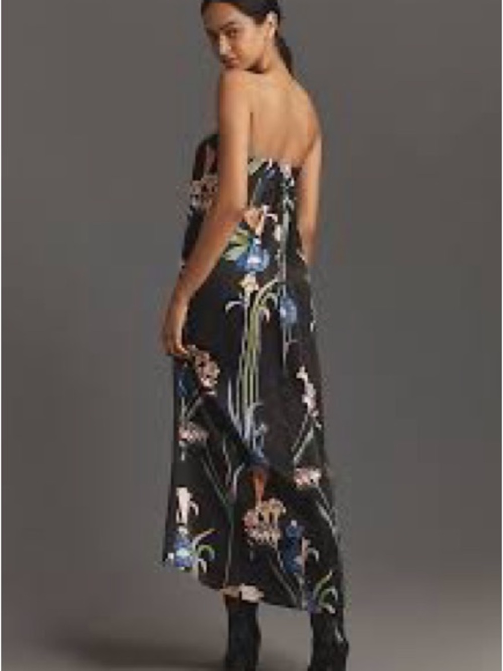 NWT Corey Lynn Calter Stunning Sleek Strapless Maxi Dress - Picture 8 of 8